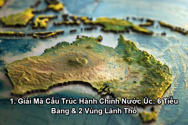 Ảnh minh họa: 1. Giải Mã Cấu Trúc Hành Chính Nước Úc: 6 Tiểu Bang & 2 Vùng Lãnh Thổ