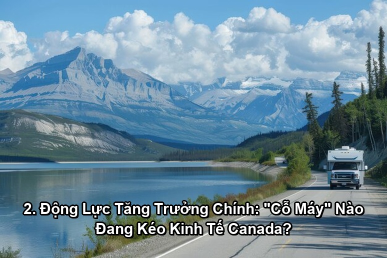 Ảnh minh họa: 2. Động Lực Tăng Trưởng Chính: "Cỗ Máy" Nào Đang Kéo Kinh Tế Canada?
