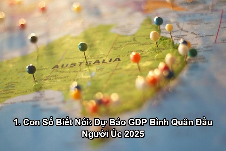 Ảnh minh họa: 1. Con Số Biết Nói: Dự Báo GDP Bình Quân Đầu Người Úc 2025