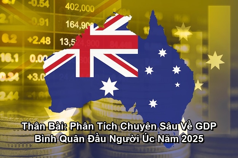 Ảnh minh họa: Thân Bài: Phân Tích Chuyên Sâu Về GDP Bình Quân Đầu Người Úc Năm 2025