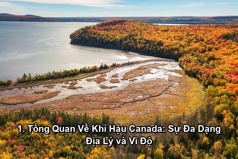Ảnh minh họa: 1. Tổng Quan Về Khí Hậu Canada: Sự Đa Dạng Địa Lý và Vĩ Độ