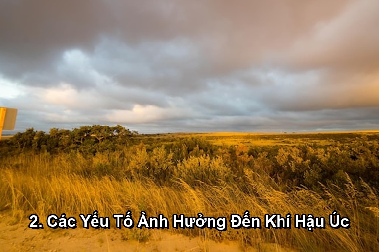 Ảnh minh họa: 2. Các Yếu Tố Ảnh Hưởng Đến Khí Hậu Úc