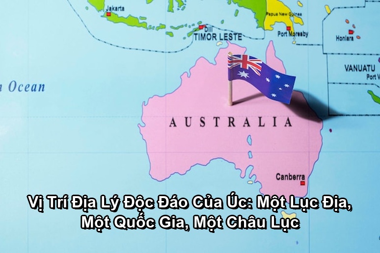 Ảnh minh họa: Vị Trí Địa Lý Độc Đáo Của Úc: Một Lục Địa, Một Quốc Gia, Một Châu Lục